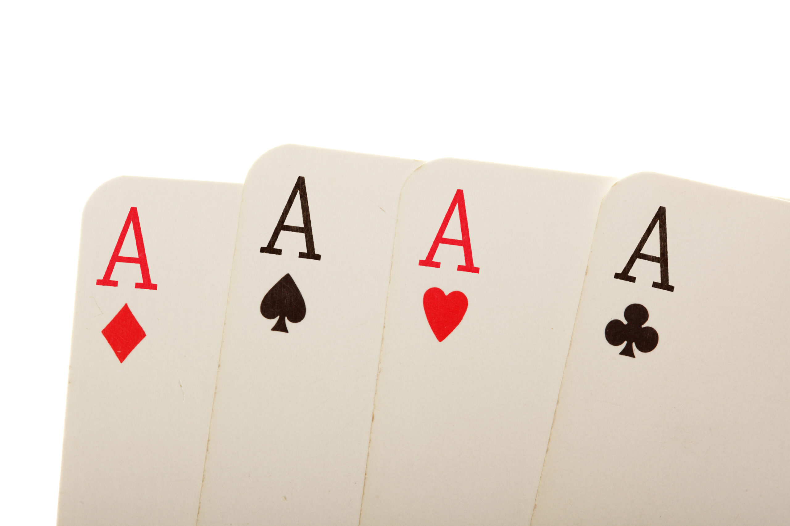 Four-old-cards-close-up