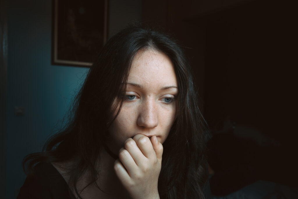 Woman-in-black-shirt